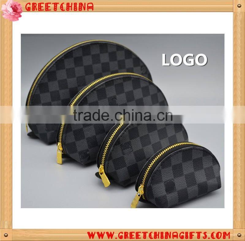 Waterproof 4pcs pu cosmetic zipper bags