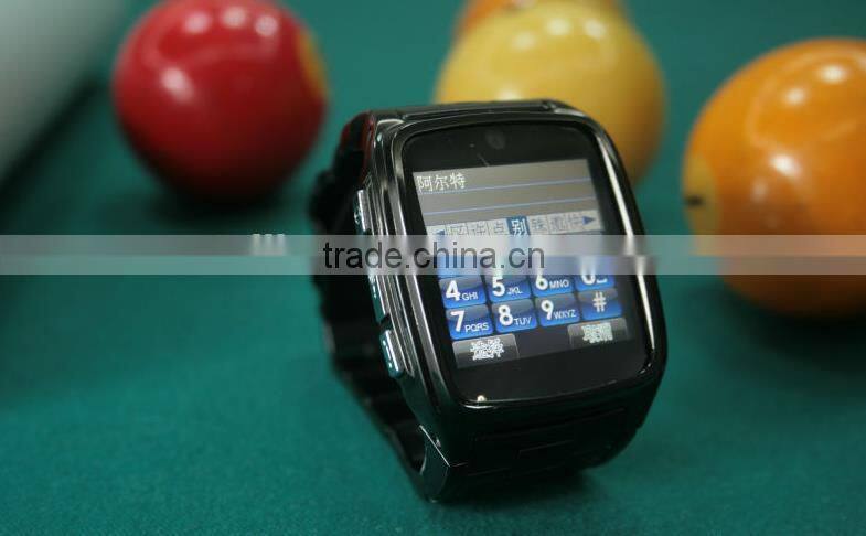 1.6 Inch Stainless JAVA Watch Phone,Quad Band,MP4,gprs, wap, bluetooth