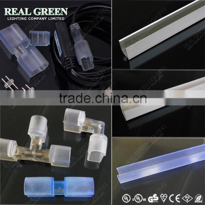 Hot Sales 14*26mm Milky Cover 80leds/m Red/White/Blue/Green 12v/24v/110v/220v LED Decoration Christmas Light Flex Neon Light