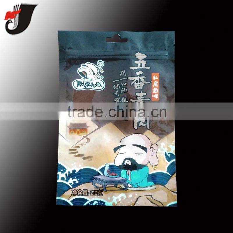 Eco friendly stand up snack packaging bag