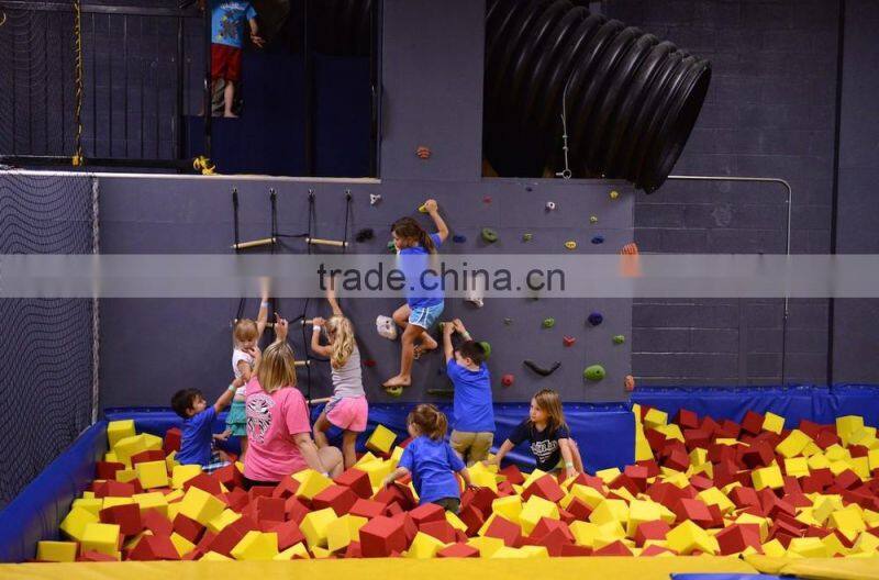 Free Design Jumping Indoor Trampoline Park with Sponge Padding