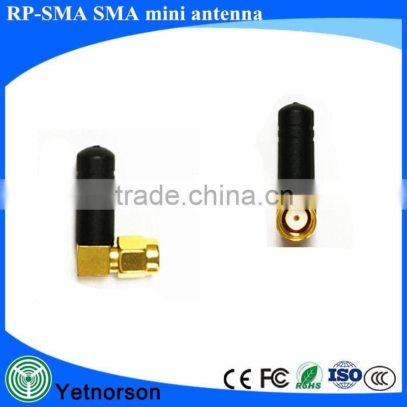 super mini antenna 25.6mm omni rubber antenna wifi antenna with SMA