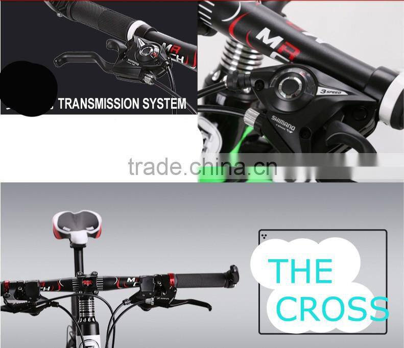 DELUXE MTB!shifting MTB 27 speed 26er double disc brake mountain bike