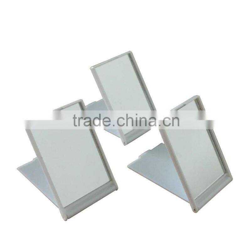 pantone colored plastic small makeup mirror