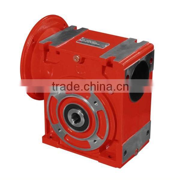 Aluminum worm gear reducers with unique square design