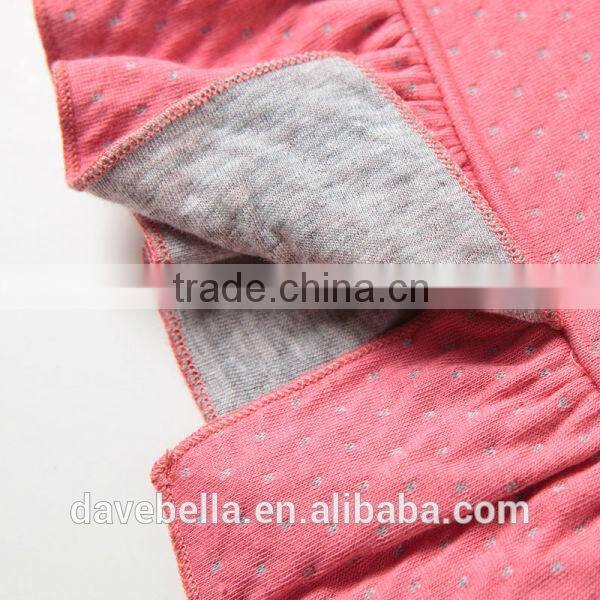 DB705 dave bella 2014 autumn cotton princess sets baby clothes kids clothing set baby chothing knitted sets