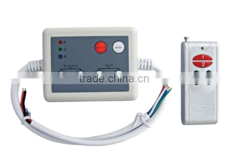 DC5V/12V/24V 6-key RF ABS shell remote controller/Dimmer for led strip light