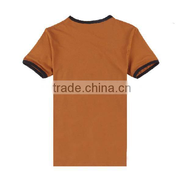 2014 Latest Style Premuim Cotton Manufactory Short Sleeve T shirts Free Sample (lyt010039)