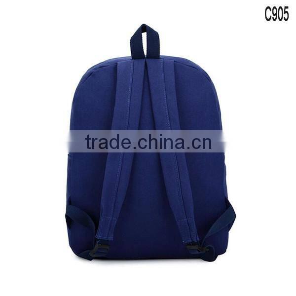 china manufacturer wholesale canvas shool backpack bag rucksack