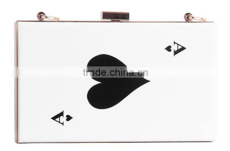 NOBLE LADIES FASHION CHAIN STRAP CROSS BODY A POCKER CLUTCH EVENING BAG