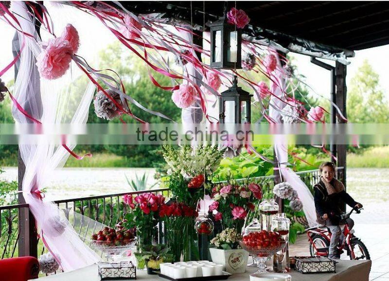 wedding decoration tissue paper pom poms balls birthday party supplies