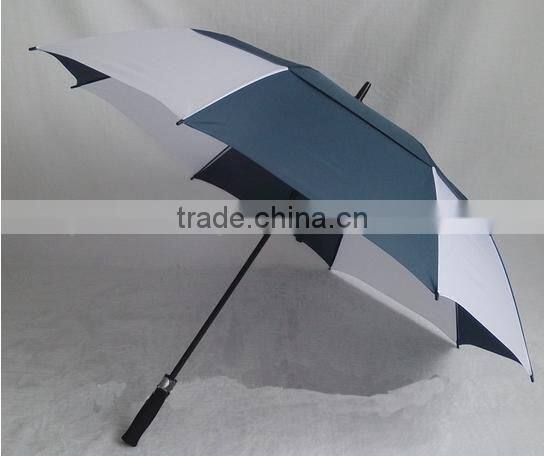 High quality windproof auto open straight Golf umbrella and ODM for Promotional and Branded Golf Umbrellas
