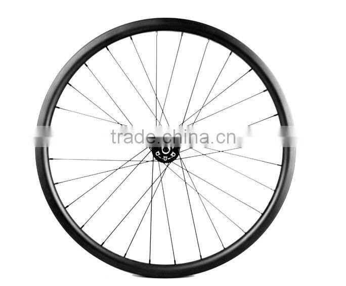 Carbon fiber mountain bike wheels 26ER clincher disc wheels carbon MTB wheelset