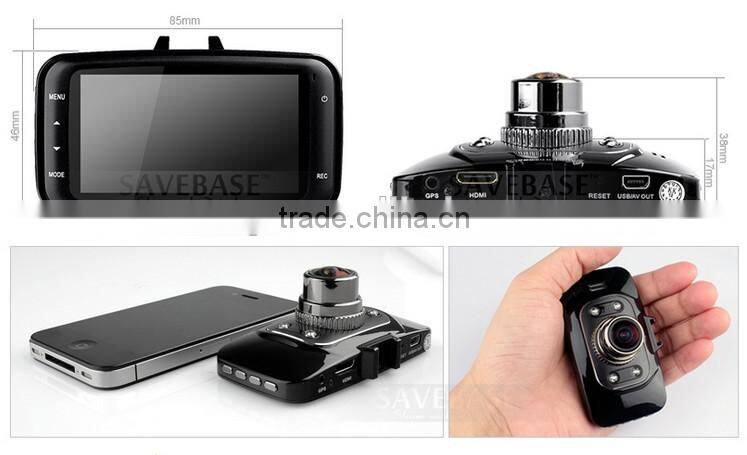 2.7 Inch 1080P Full HD 5.0M Pixel 170 Degree Wide Angel Ambarella Mini Car DVR Recorder with GPS Tracker