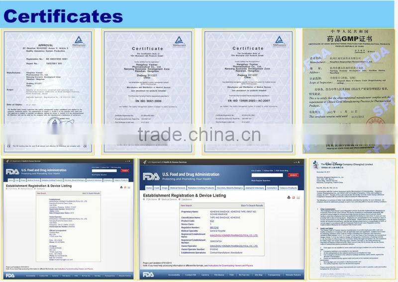 Medical white color Zinc Oxide Plaster CE Approved