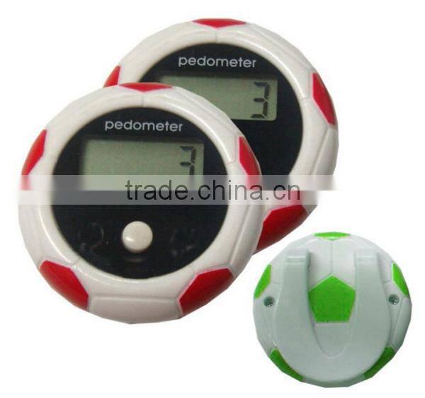 Single Function Round Football Shape Digital Pedometer Step Counter Pedometer Simple Mini Pedometer