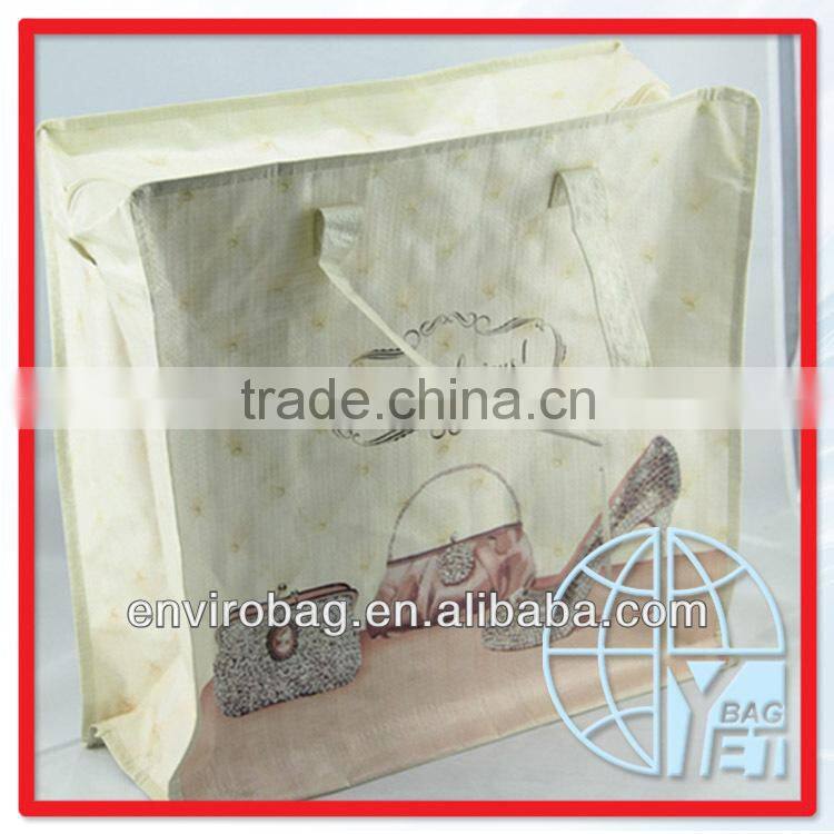 Lead Free Zipper PP Woven Pillow Bag Blanket Package Bag Quilt Storage Bag