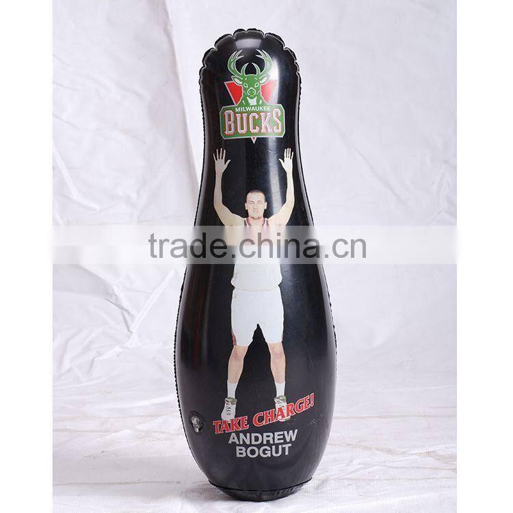 unique design giant inflatable boxing punching bag stand for emotion releasing
