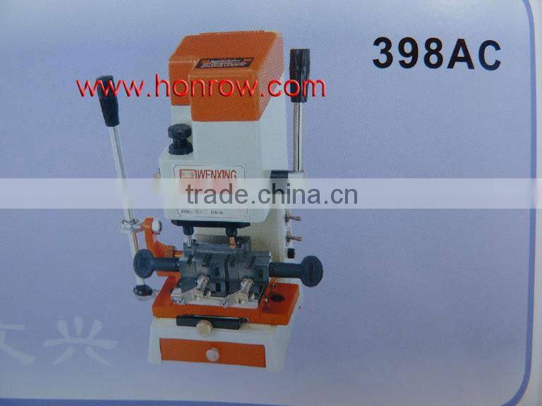 High quality locksmith tool Model 398AC WengXing key cutting machine with vertical cutter cutting machine key copy machine