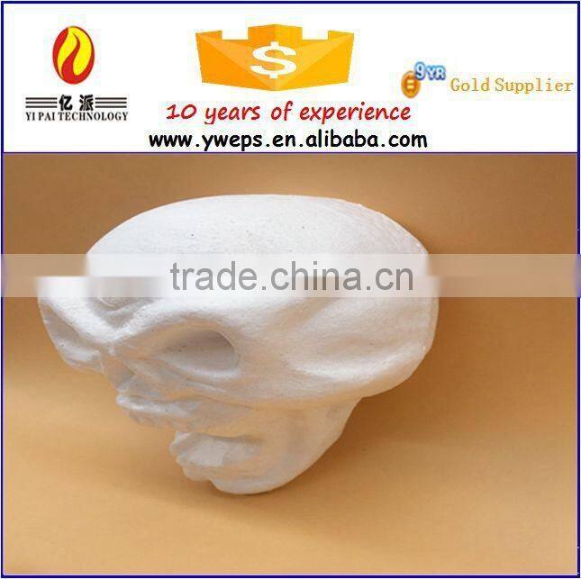 YIWU wholesale cheap plastic foam skulls for decoration