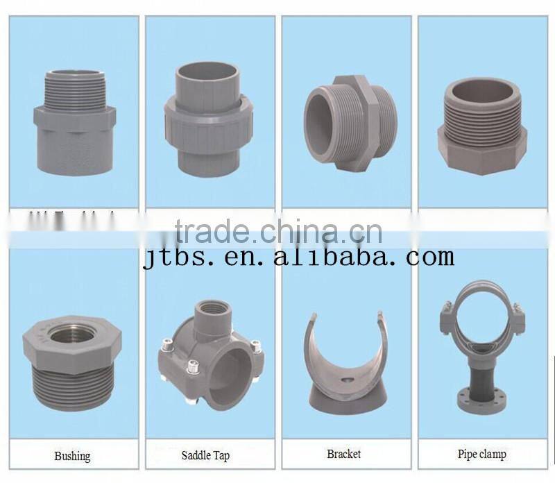 socket-spigot 90 elbow PVC plastic pipe fittings for water pipe