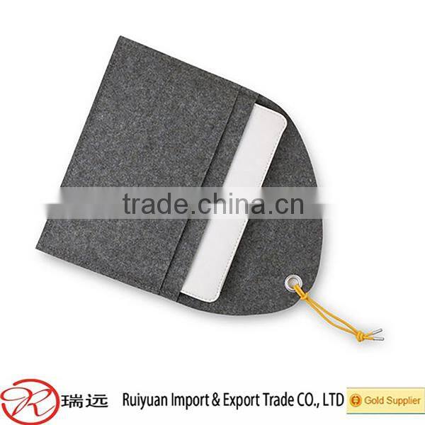 13'' Green felt laptop sleeve ,laptop bag for teenage new for 2015
