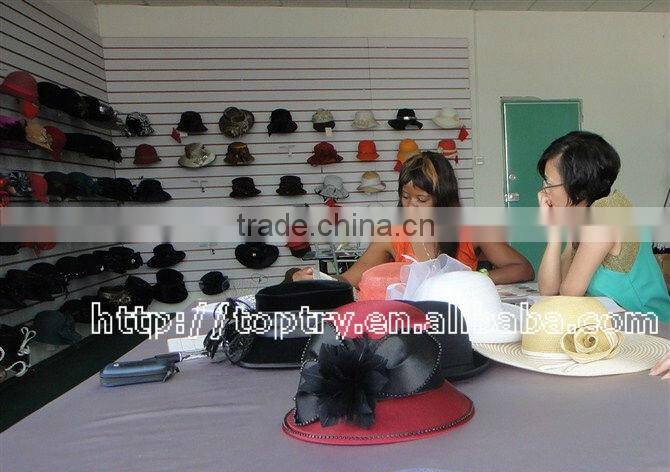 The 001 kingly formal Sinamay hats with suit for lady