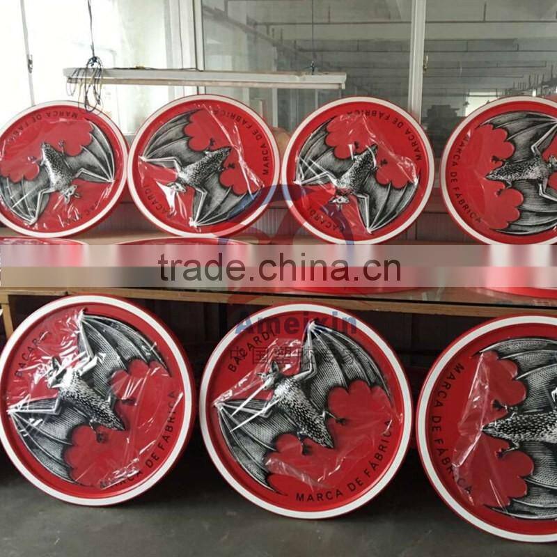 customized thick vacuum formed light box, plastic box, thick blister