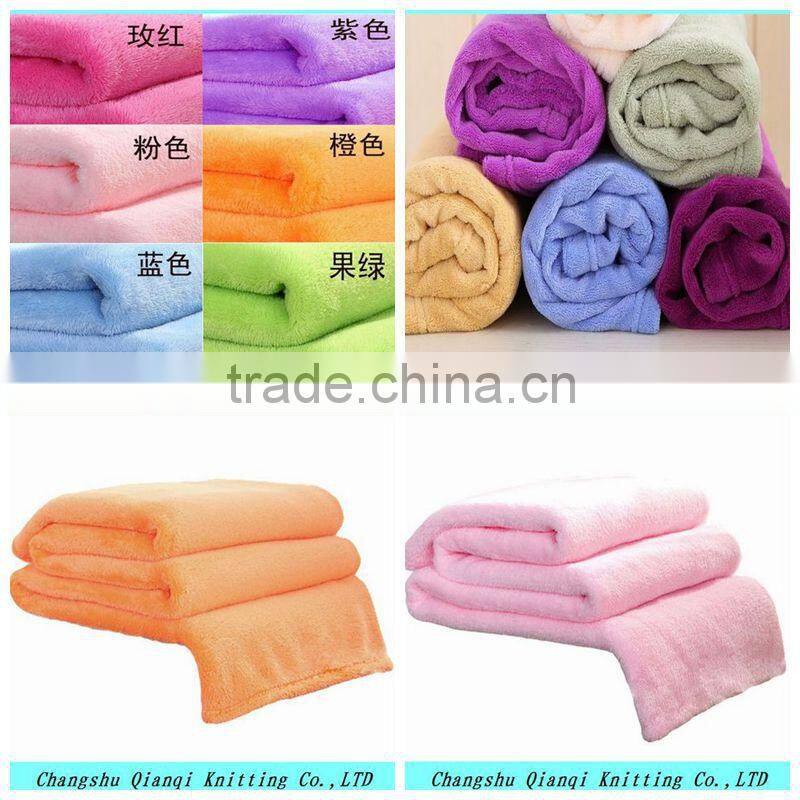 coral fleece blanket printed