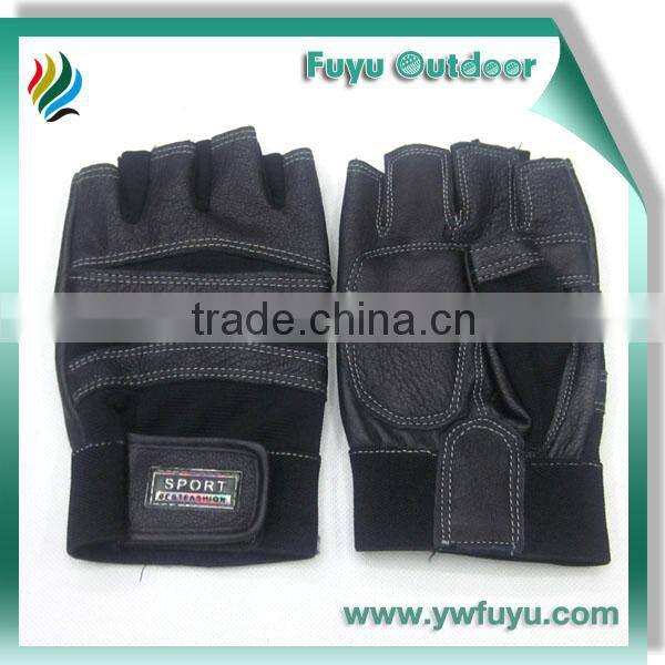 half finger police gloves