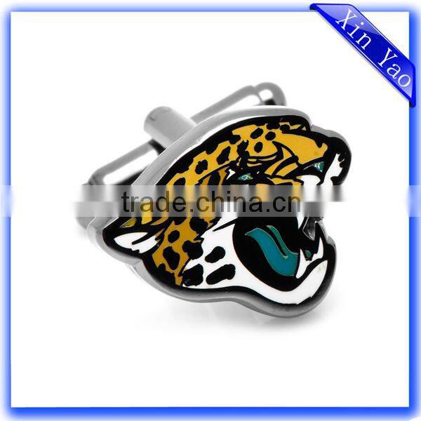 Wholesale custom animal shaped silver cufflinks