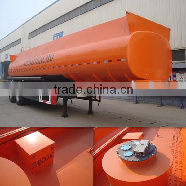CIMC stainless steel chemical liquid transport tank semi trailer