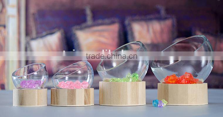 handblown glass bowls /glass candy bowl