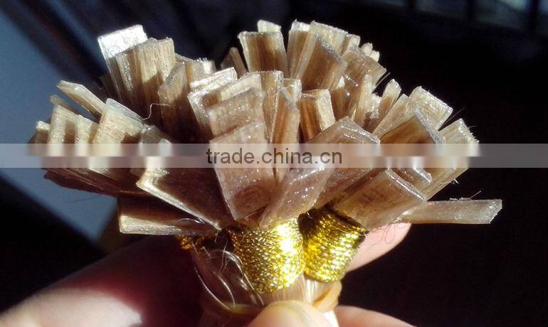 100% natural human hair high quality crystals hair extensions