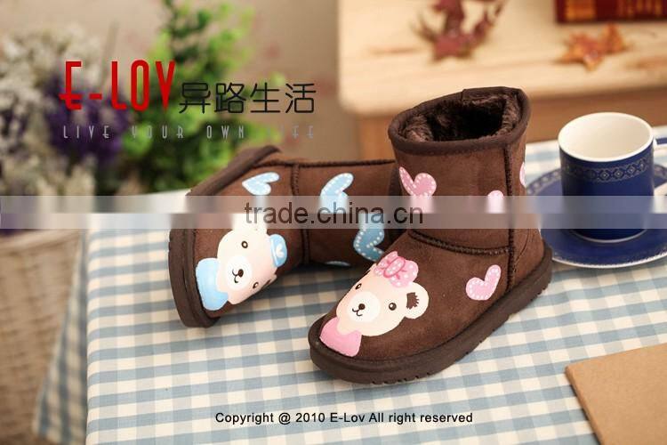 NO.U034C Hot sales high quality and cheap china winter boots kids