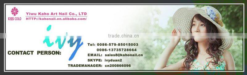 Artificial Fingernails Curved Form Nail Tips / Nail Art Tips with 10 different sizes