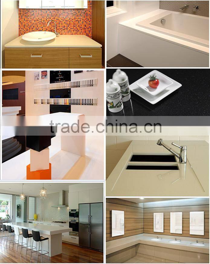 Wholesale Low Price High Quality resin kitchen countertop white