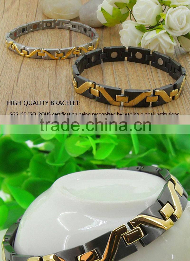 Health Bracelets & Bangles Magnetic Power Charm Bracelet Jewelry For Man