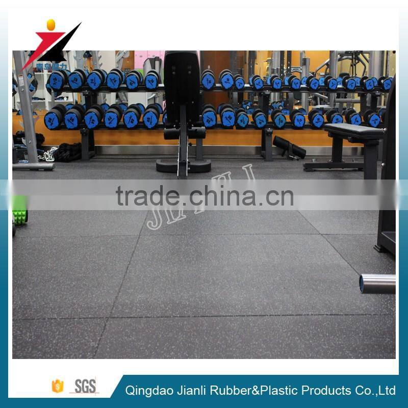 Seamless Speckled EPDM Rubber Gym Floor