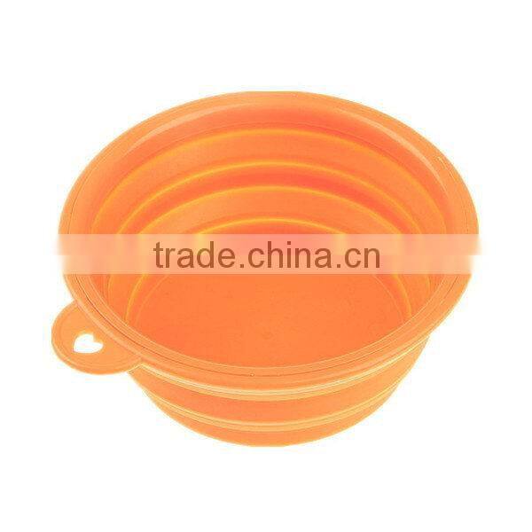 Modern hot selling silicone folding pet dog bowl