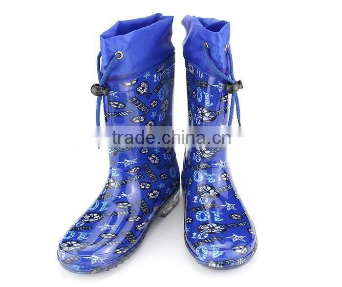 Factory good quality customized color kids boots