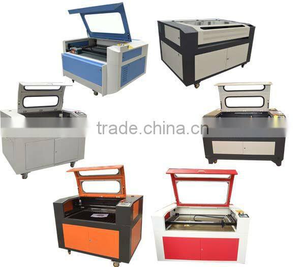 DSP control co2 fabric laser cutting machine 1390 with 100w RECI laser tube