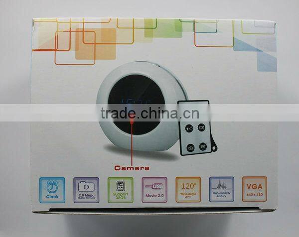 Mini Alarm Clock Camera Motion Detection DVR Video Recorder Clock Camera