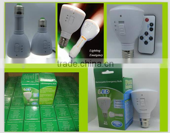 AC/DC12V E27/B22 rechargeable light bulbs smart magic emergency led bulb