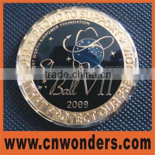 High quality custom engraved metal medallions