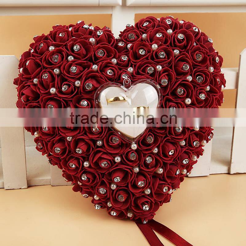 Fashion new desin handmade wedding ring boxes