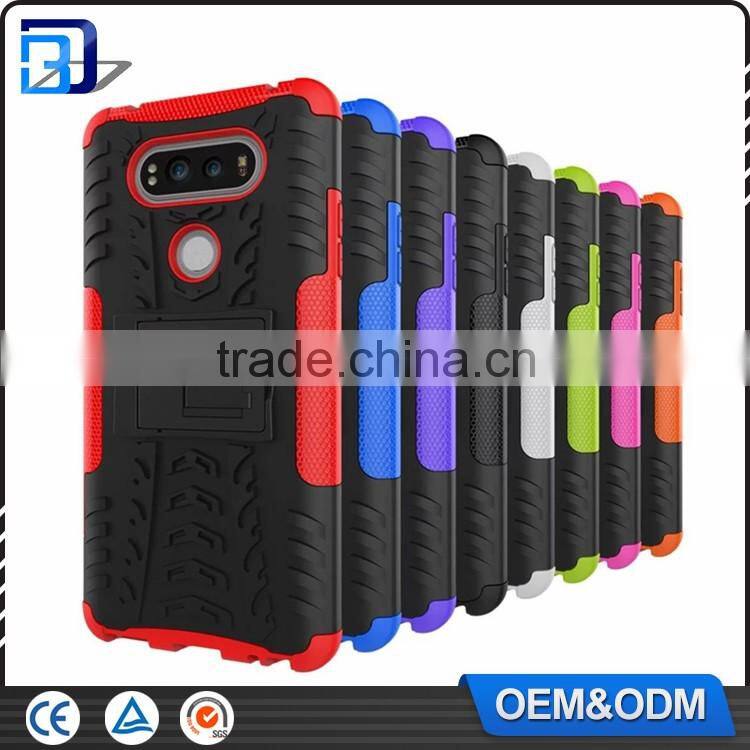 Low Price China Mobile Phone Accessories For LG V20 TPU+PC Kickstand Hybrid Armor Case Paypal Accept