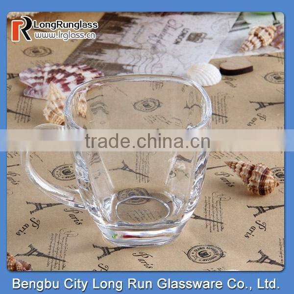 LongRun 180ml cheap coffee glass mug with handler