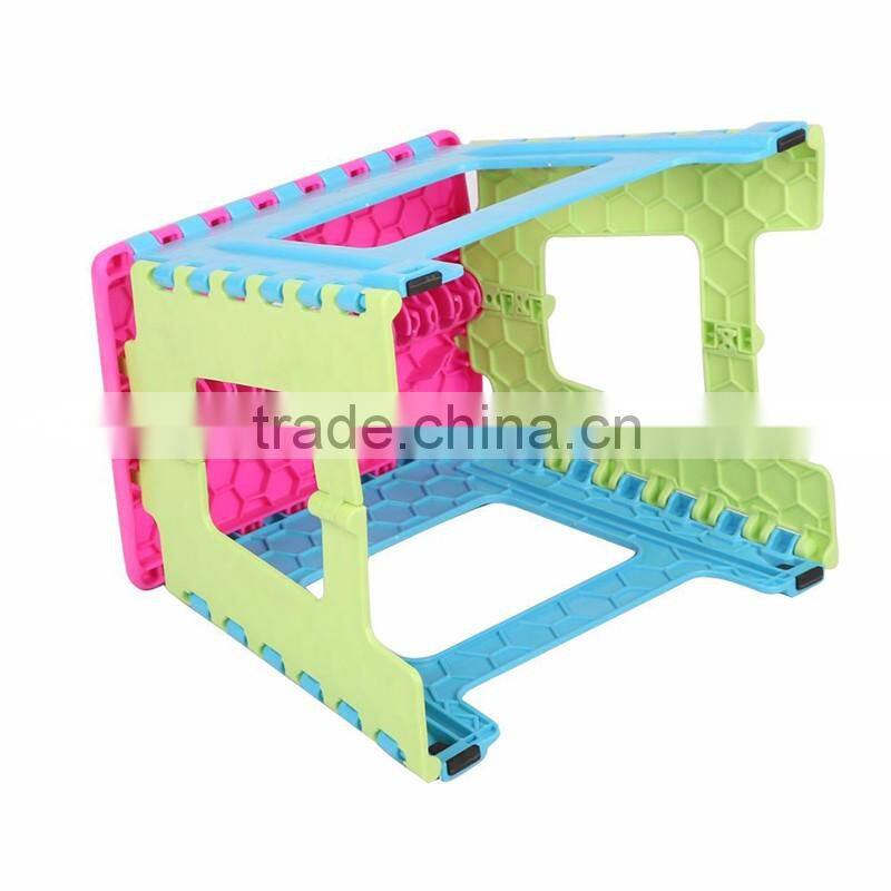 Fashionable puzzle stool plastic folding fishing foot step stool