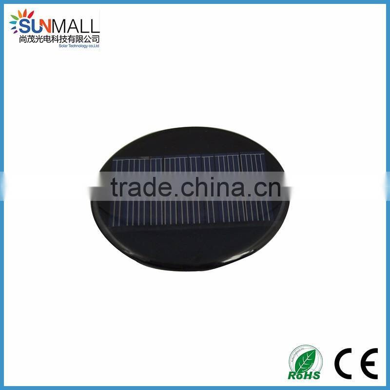New Style Hot Sale mini round epoly poly solar panel 6v 0.9w